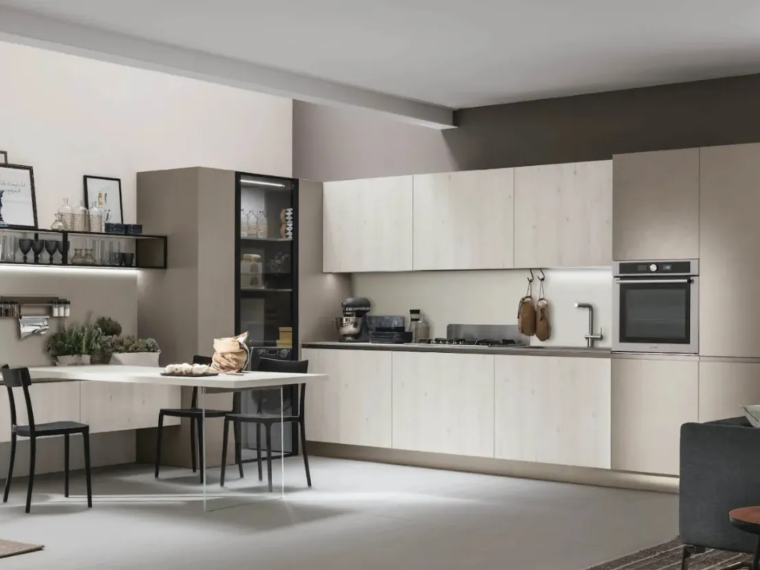 Cucina Moderna con penisola Infinity di Stosa